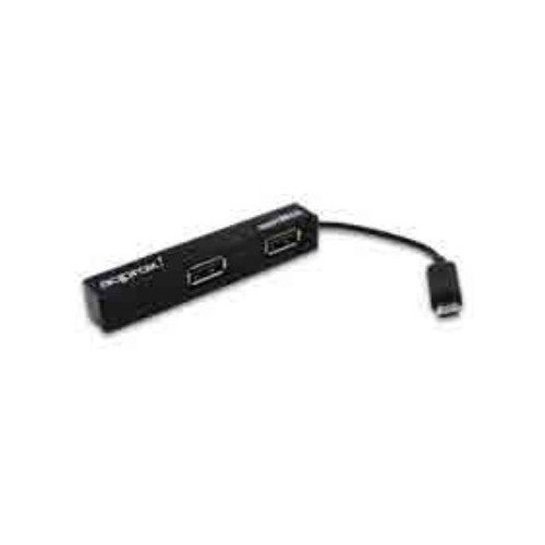 Approx android hub 4 puertos usb2.0 funcion otg de micro usb a usb negro