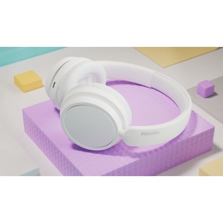 Auricular diadema philips tah5209wt/00 blanco bluetooth