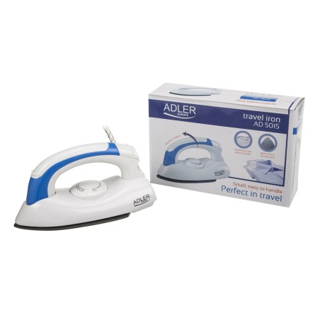 Plancha adler ad 5015  seco 800 w azul, blanco