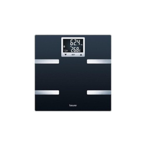 Báscula de diagnóstico beurer bf 720 negro/acero inoxidable cepillado 74938