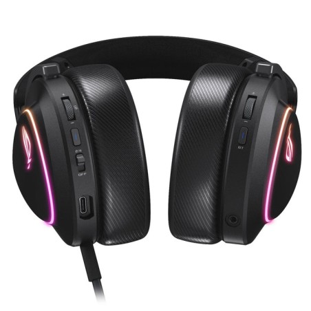 Auriculares  asus rog delta ii  inalámbrico usb tipo c bluetooth negro