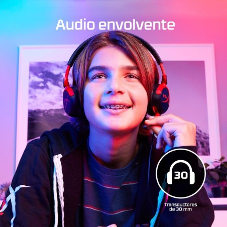 Auriculares  hyperx cloud mini  gaming (negro)