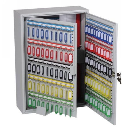 Caja portallaves phoenix safe co. kc0604k  y organizador gris