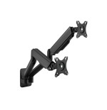 Equip soporte de pared orientable para 2 pantallas de 17'-32' brazo 564mm muelle de gas hasta 9kg