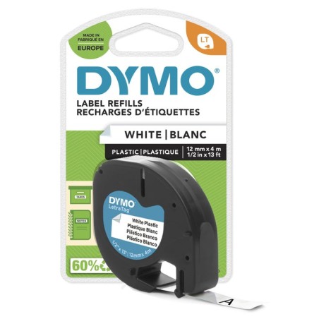 Cinta original dymo s0721660 negro sobre blanco 12mm x 4m - s0721660