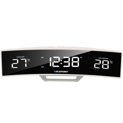 Reloj despertador blaupunkt cr12wh digital negro blanco