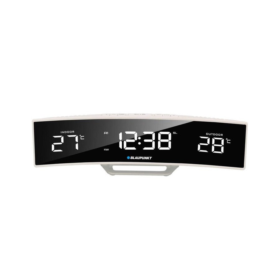 Reloj despertador blaupunkt cr12wh digital negro blanco