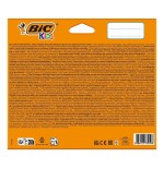 Bic kids comfort jumbo pack de 12 rotuladores con tinta lavable - facil de limpiar - agarre antideslizante - colores