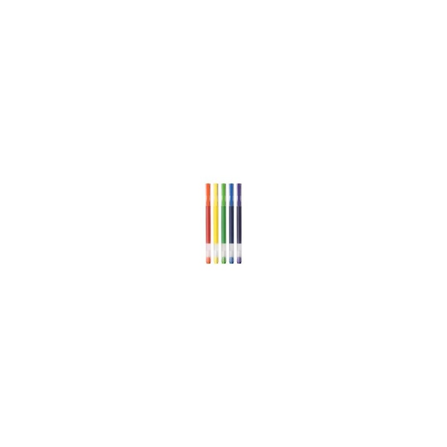 Bolígrafos de tinta de gel xiaomi mi high-capacity gel pen 5 unidades colores variados