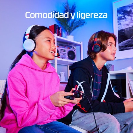 Auriculares hyperx cloud mini gaming (lavanda)