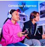 Auriculares hyperx cloud mini gaming (lavanda)