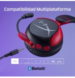 Auriculares hyperx cloud mini gaming inalámbricos (negro)