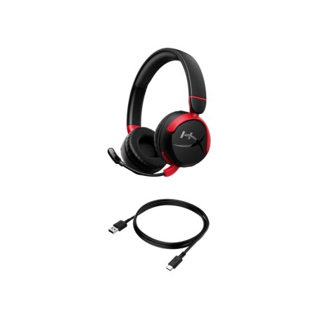 Auriculares hyperx cloud mini gaming inalámbricos (negro)