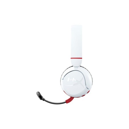 Auriculares  hyperx cloud mini gaming inalámbricos (blanco)