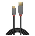 Cable  lindy 36919 usb 3 m usb c usb a negro