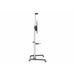 Soporte de suelo con ruedas equip para pantallas de 60-100" color plata max.vesa 1000x400