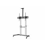 Soporte de suelo con ruedas equip para pantallas de 60-100" color plata max.vesa 1000x400