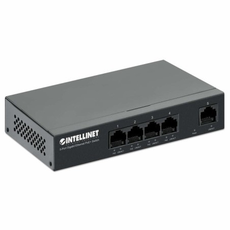 Intellinet 561792 switch gigabit ethernet (10/100/1000) energía sobre ethernet (poe) negro