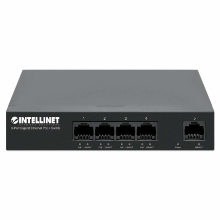 Intellinet 561792 switch gigabit ethernet (10/100/1000) energía sobre ethernet (poe) negro
