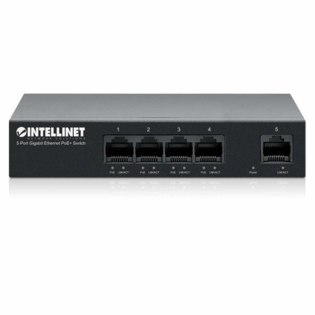 Intellinet 561792 switch gigabit ethernet (10/100/1000) energía sobre ethernet (poe) negro