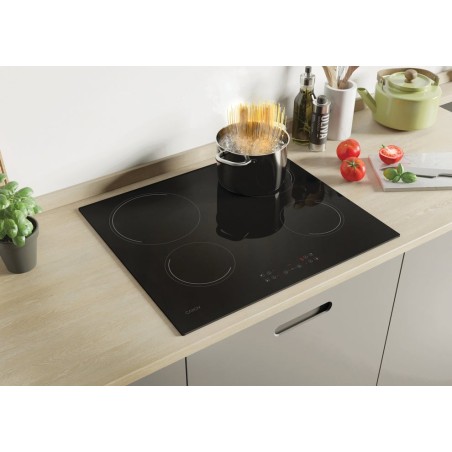 Placa candy idea ch64ccb/4u2 negro integrado 59 cm cerámico 4 zona(s)