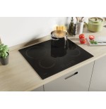 Placa candy idea ch64ccb/4u2 negro integrado 59 cm cerámico 4 zona(s)