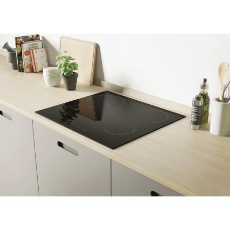 Placa candy idea ch64ccb/4u2 negro integrado 59 cm cerámico 4 zona(s)