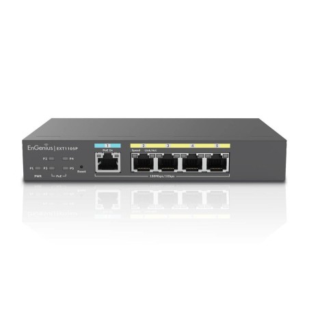 Managedsmart switch extender5-port gbe -af/at/btdepends on pd port