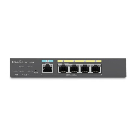 Managedsmart switch extender5-port gbe -af/at/btdepends on pd port