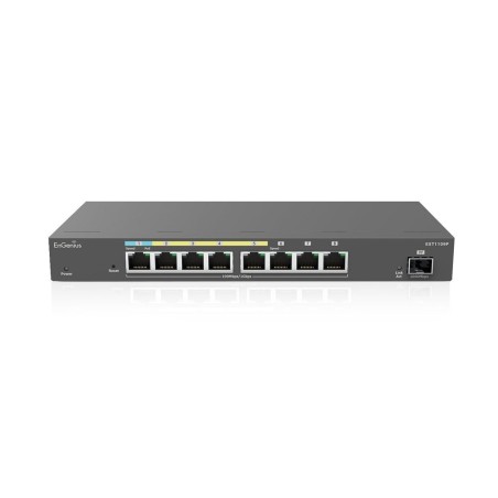 Engenius ext1109p switch l2 gigabit ethernet (10/100/1000) energía sobre ethernet (poe) gris