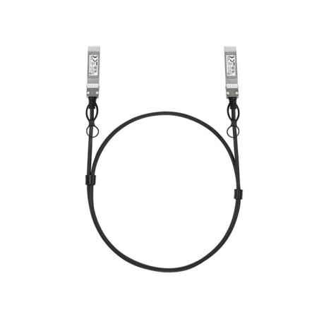 Cable tp-link omada sm6220-1m  de fibra óptica e infiniband sfp28 negro, plata
