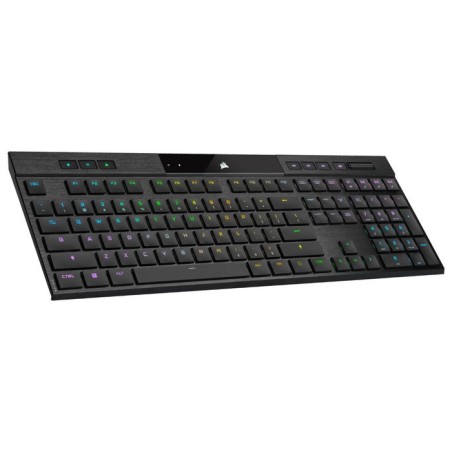 Teclado inglés corsair k100 air usb + rf wireless + bluetooth qwerty negro