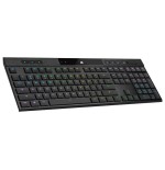 Teclado inglés corsair k100 air usb + rf wireless + bluetooth qwerty negro