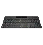 Teclado inglés corsair k100 air usb + rf wireless + bluetooth qwerty negro