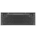 Teclado inglés corsair k100 air usb + rf wireless + bluetooth qwerty negro