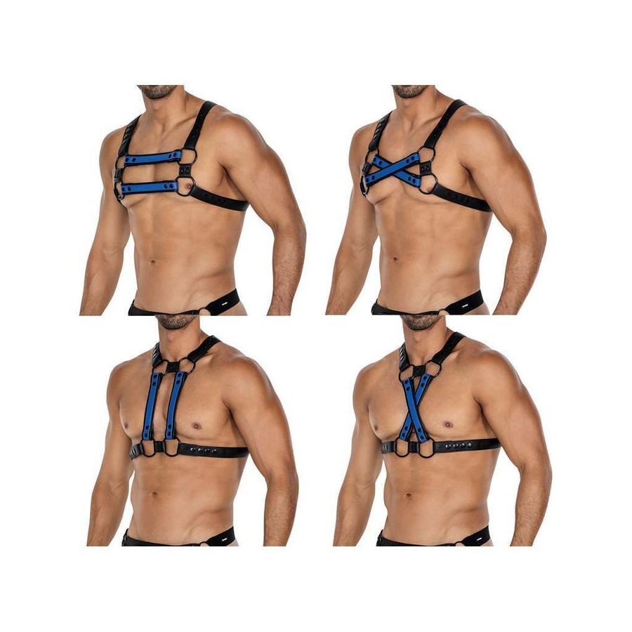 Arnés h4rness06 de pecho 4way azul talla única