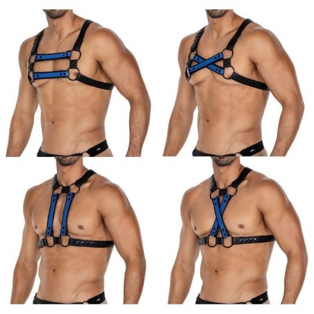 Arnés h4rness06 de pecho 4way azul talla única