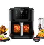 Freidora rommelsbacher frh 1700  sencillo 8 l independiente 1700 w freidora de aire caliente negro, acero inoxidable