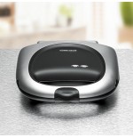 Sandwichera rommelsbacher st 1000  1000 w negro, plata
