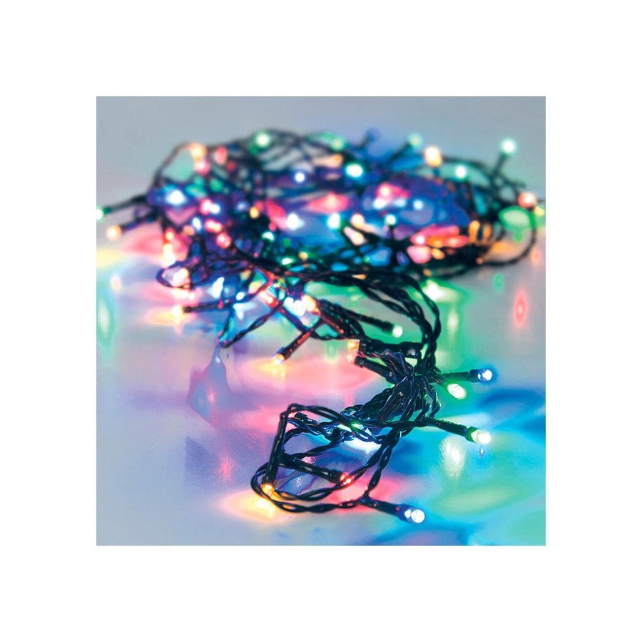 Guirnalda multifuncion 80 leds multicolor 220v 9m ip44