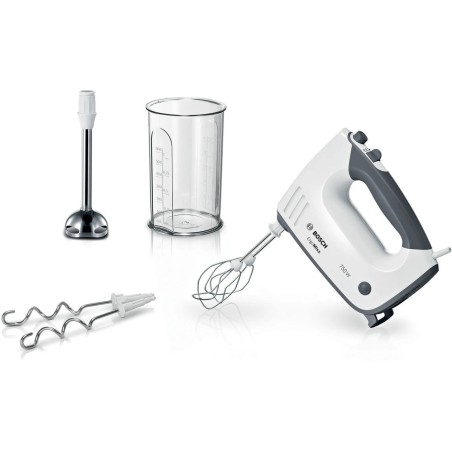 Batidora  bosch mfq37470  de mano 750 w negro, blanco
