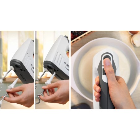 Batidora  bosch mfq37470  de mano 750 w negro, blanco