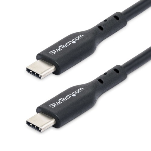 Cable startech.com 2m (6ft) usb c charging , usb-c cable, usb 2.0 type-c laptop charger cord, 60w 3a power delivery, tpe