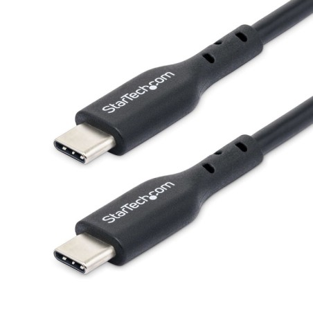 Cable startech.com 2m (6ft) usb c charging , usb-c cable, usb 2.0 type-c laptop charger cord, 60w 3a power delivery, tpe