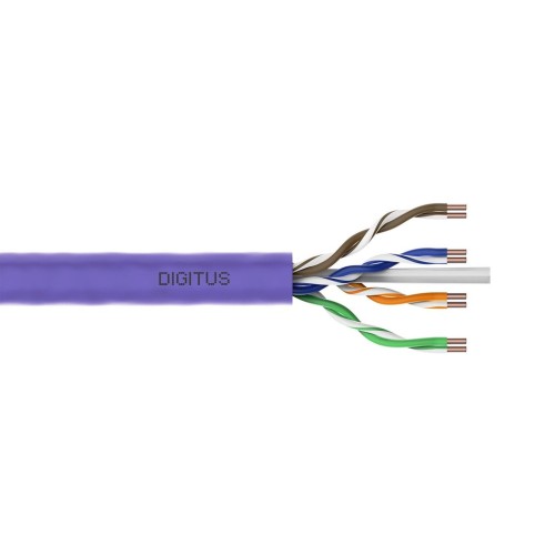 Cable  digitus de instalación de par trenzado cat 6 u-utp