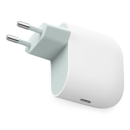 Google cargador usb-c de 45 w - carga rápida -  blanco nieve