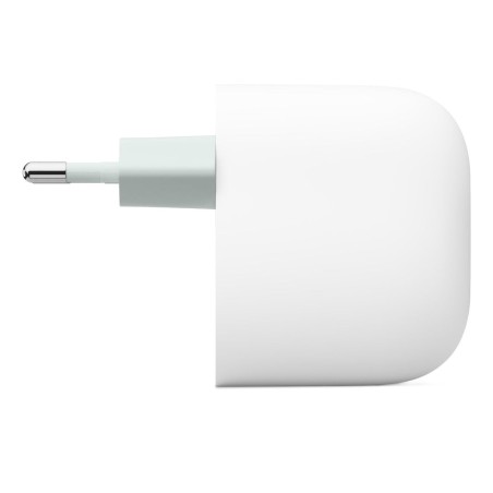 Google cargador usb-c de 45 w - carga rápida -  blanco nieve