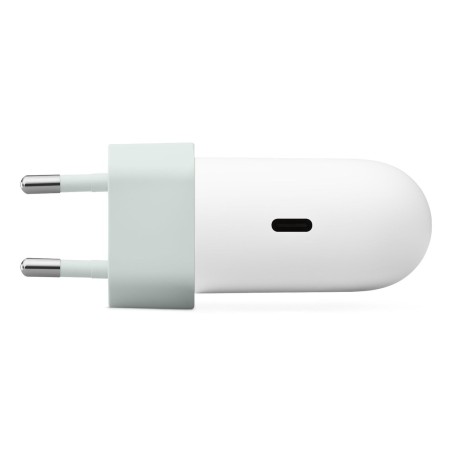 Google cargador usb-c de 45 w - carga rápida -  blanco nieve
