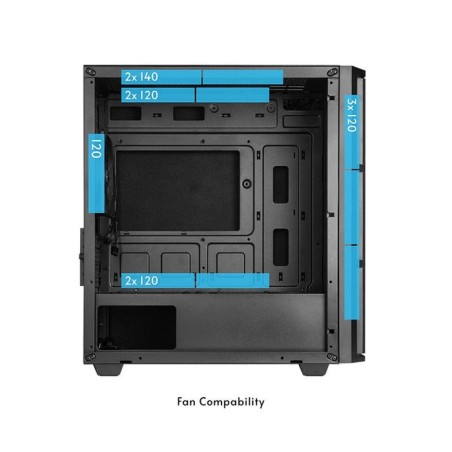 Caja pc chieftec pro mini az-01b-op az-01b-op negra