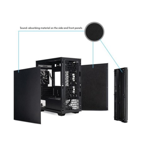 Caja pc chieftec pro mini az-01b-op az-01b-op negra